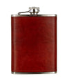 Fiaschetta In Acciaio Inox Foderata In Pelle Imbuto Incluso Per Liquori Whisky