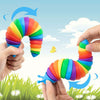 Fidget-Slug-Toy-Gioco-Antistress-Lumaca-Colorata-Sensoriale-Bambini-Adulti-Verme