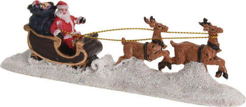 Figura Babbo Natale per villaggio natalizio decorazione in resina 13,5 cm Casa e cucina/Decorazioni per interni/Addobbi e decorazioni per ricorrenze/Decorazioni natalizie/Oggettistica MagiediNatale.it - Altamura, Commerciovirtuoso.it