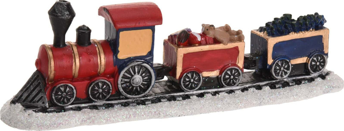 Figura Babbo Natale per villaggio natalizio decorazione in resina 13,5 cm Casa e cucina/Decorazioni per interni/Addobbi e decorazioni per ricorrenze/Decorazioni natalizie/Oggettistica MagiediNatale.it - Altamura, Commerciovirtuoso.it