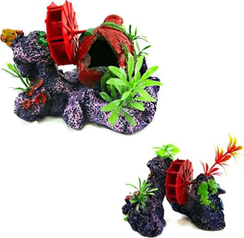 FIGURA DECORATIVA ACQUARIO FONDALE MARINO DECORAZIONE ACQUARI CON RUOTA GIREVOLE Prodotti per animali domestici/Pesci e animali d'acqua/Arredo per acquario/Oggetti Trade Shop italia - Napoli, Commerciovirtuoso.it