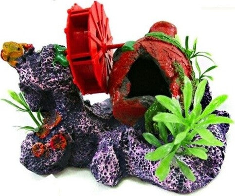 FIGURA DECORATIVA ACQUARIO FONDALE MARINO DECORAZIONE ACQUARI CON RUOTA GIREVOLE Prodotti per animali domestici/Pesci e animali d'acqua/Arredo per acquario/Oggetti Trade Shop italia - Napoli, Commerciovirtuoso.it