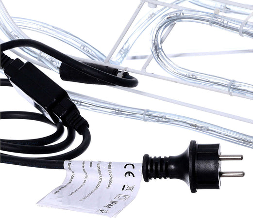 Figura luminosa 2 renne con slitta decorazione natalizia per esterno 4 mt Casa e cucina/Decorazioni per interni/Addobbi e decorazioni per ricorrenze/Decorazioni natalizie/Oggettistica MagiediNatale.it - Altamura, Commerciovirtuoso.it