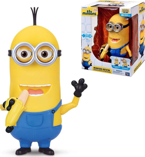 FIGURA PARLANTE INTERATTIVA MINION KEVIN BANANA EATING MINIONS FIGURE TALKING Giochi e giocattoli/Elettronica per bambini/Animali interattivi Trade Shop italia - Napoli, Commerciovirtuoso.it