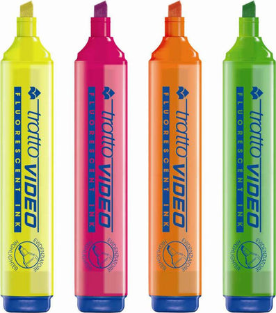 FILA-Busta-4-Evidenziatori-Tratto-Video-Multicolore