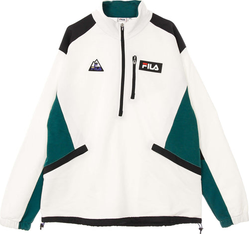 FILA-Felpa-Leggera-Collo-Alto-Uomo-Clem-Half-Zip-Sweat-Shirt-Blanc-De-Blanc/black/storm-da-uomo