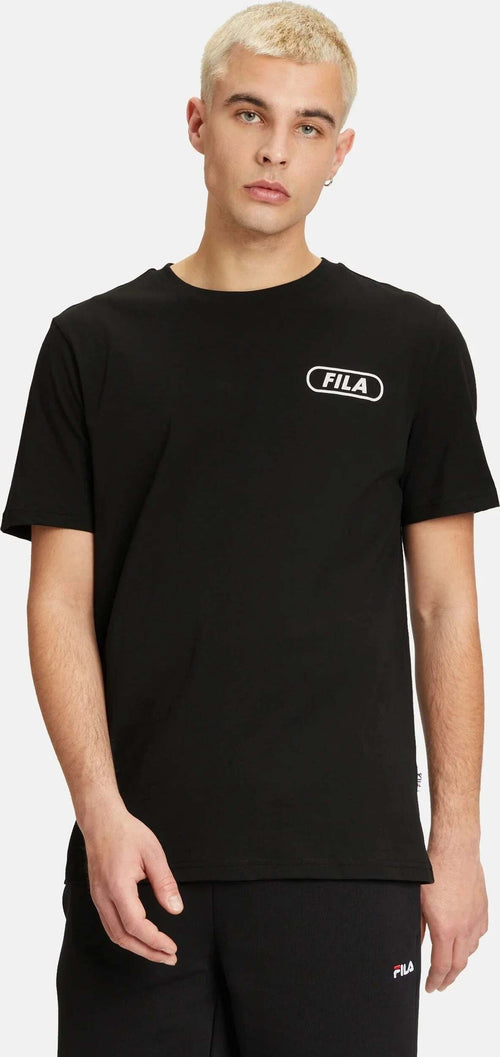 Fila-Linxi-Graphic-Tee---T-shirt-Con-Stampa-Uomo-Nera-Girocollo