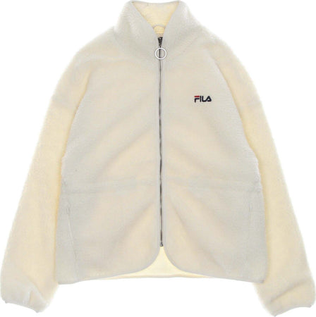 FILA-Orsetto-Donna-Sari-Sherpa-Fleece-Jacket-Eggnog-da-donna