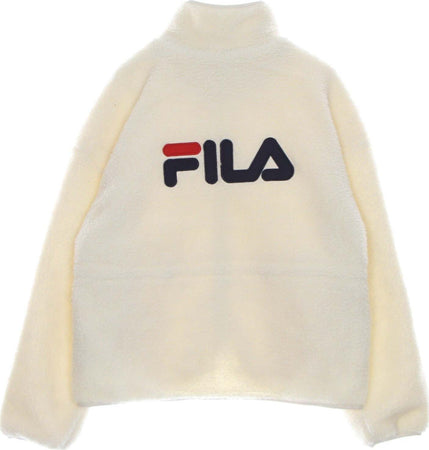 FILA-Orsetto-Donna-Sari-Sherpa-Fleece-Jacket-Eggnog-da-donna