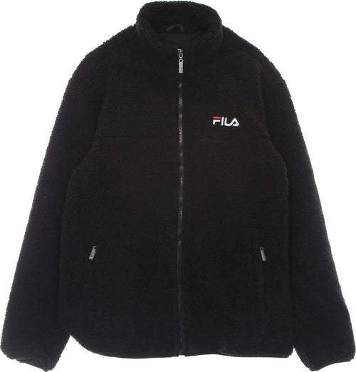 FILA-Orsetto-Uomo-Satoshi-Sherpa-Fleece-Jacket-Black-da-uomo