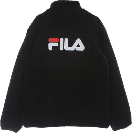 FILA-Orsetto-Uomo-Satoshi-Sherpa-Fleece-Jacket-Black-da-uomo