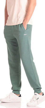 Fila-Pantalone-Tuta-Uomo-In-Felpa-Verde-Salvia