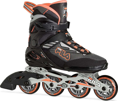 Fila-Pattini-in-Linea-MASTER-XT-LADY-BLACK/SALMON