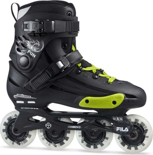 Fila-Pattini-in-Linea-Skates-NRK-FUN,-Nero-Giallo-Magenta