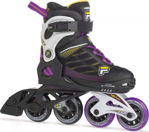 Fila-Pattini-in-Linea-WIZY-G-BLACK/YELLOW/MAGENTA