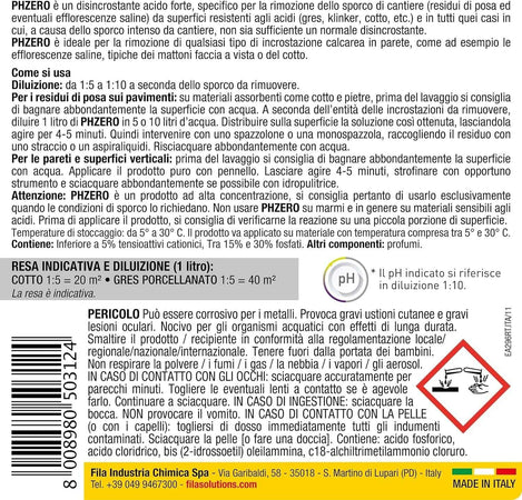 FILA-PH-ZERO-LT.5-disincrostante-acido-forte