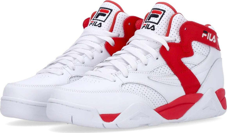 FILA-Scarpa-Basket-Uomo-M-squad-Mid-White/fila-Red-da-uomo