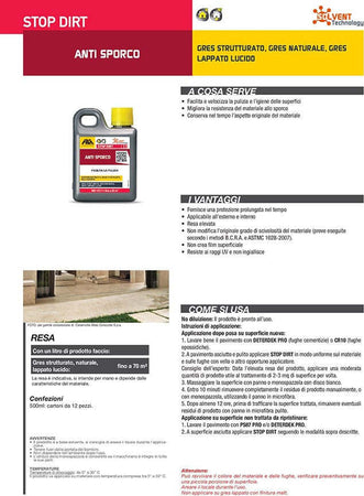 FILA-STOP-DIRT-500ml-protezione-gres-uso-Interno/Esterno