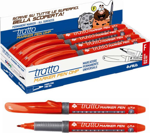 FILA-Tratto-Marker-Pen-Ohp-F-Rosso