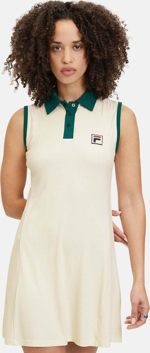 Fila-Vestito-Donna-In-Maglia---Antique-White