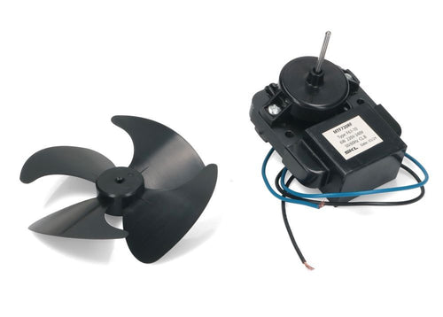 Motorino con Ventola 100 mm Albero 28 mm per Frigo No Frost