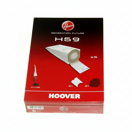 H54 Sacchetti Carta x5 con Filtri per Aspirapolvere Trilly