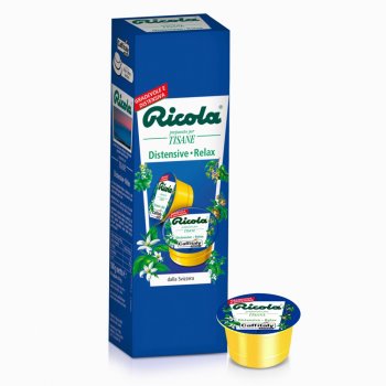 Tisana Distensive Relax, 10 Capsule Ricola per Caffitaly System