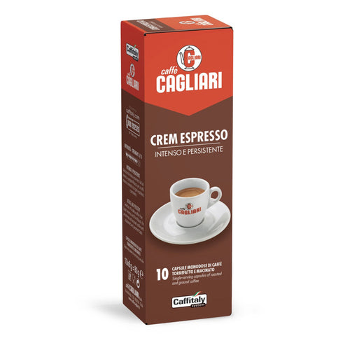 Caffè Crem Espresso, Capsule Cagliari Originali per Caffitaly System
