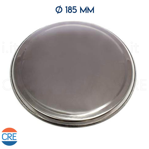 Copri Piastra Elettrica Universale 185 mm in Accaio Inox