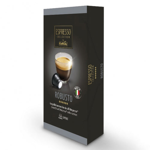 10 Capsule Compatibili con Macchina da Caffè Nespresso - Miscela Robusto
