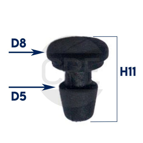 Gommino 1 pz per Griglia Piano Cottura PO740, ET6124, G740X