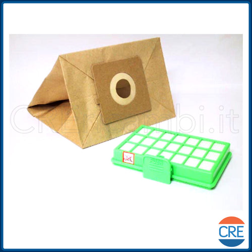 Sacchetti Carta x10 con Filtri per Zelio MO401, MO402