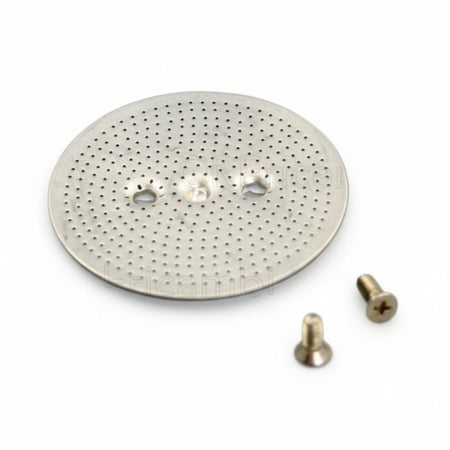 Doccetta Filtro 2 Fori per Caldaia Alluminio con Viti M3 per Poemia, Via Veneto, Magic Espresso, Armonia