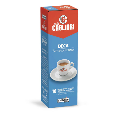 Caffè Deca, 10 Capsule Cagliari Originali per Caffitaly System