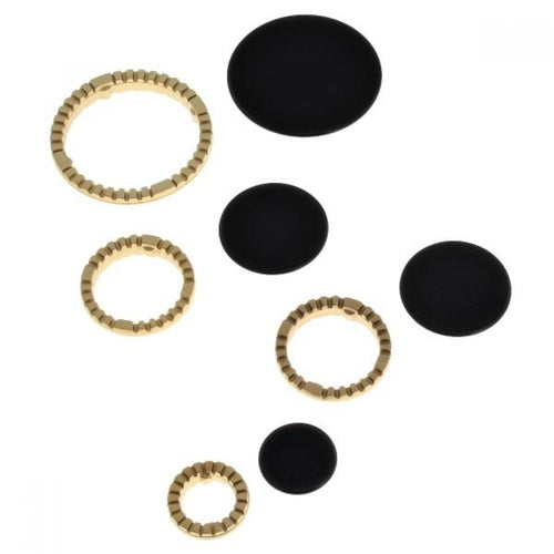 Kit Corona e Piattello Ausiliario x1, Semi Rapido x2, Rapido x1 Adattabile per Ariston