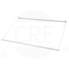 Ripiano Vetro con Profili Plastica 447x300mm per Frigorifero Beko