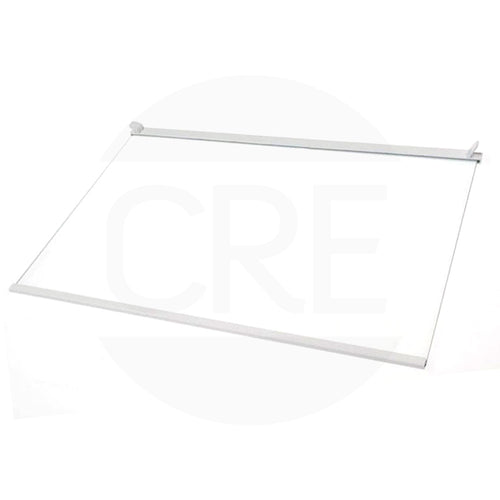 Ripiano Vetro con Profili Plastica 447x300mm per Frigorifero Beko