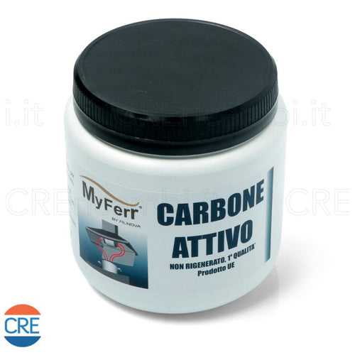Carbone Attivo Puro 400 gr Alta Qualità per Cappa Aspirante