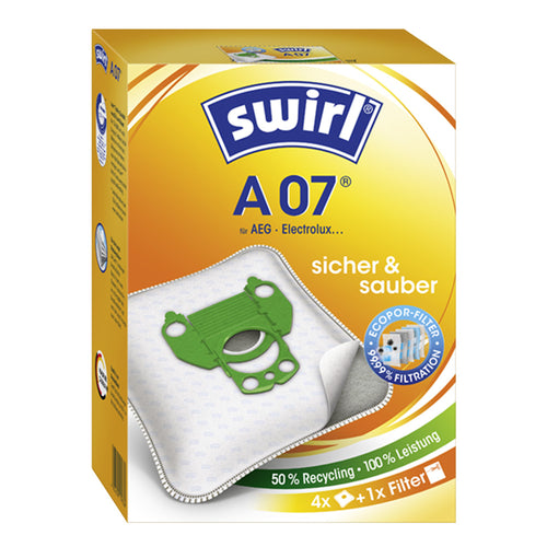 Sacchetti Microfibra x4 e Filtro Aria Compatibili per Aspirapolvere AEG, Electrolux, Progress