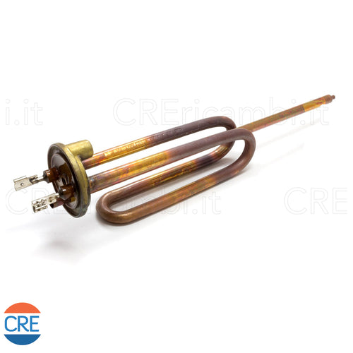 Resistenza 1200W Ricurva a Flangia Faston Prolungati per Boiler Scaldabagno