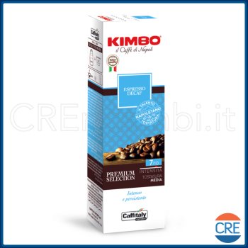 Caffè Espresso Decaffeinato, 10 Capsule Kimbo per Caffitaly System