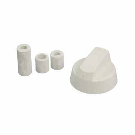 Kit Universale Bianco 1 Manopola con Innesti Attacchi 6 / 8 mm