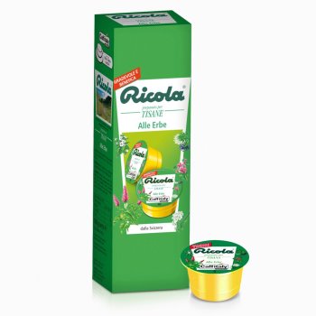 Tisana Erbe Svizzere, 10 Capsule Ricola per Caffitaly System