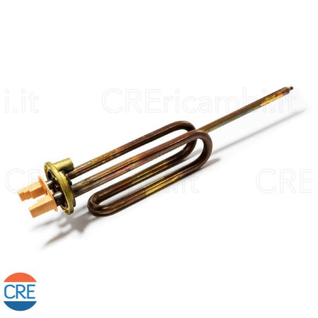 Resistenza 1500W Ricurva a Flangia Faston Prolungati per Boiler Scaldabagno