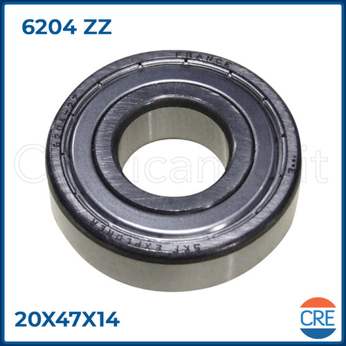 Cuscinetto a Sfere Tenuta Stagna 6204-ZZ, 47x20x14 mm