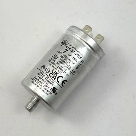 Condensatore 7uF Metallico per Lavatrice e Asciugatrice Whirlpool