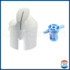 Kit Manopola con Sottomanopola per Lavatrice AEG LV4060, LV4100, LV5080, Zoppas, Rosenlew