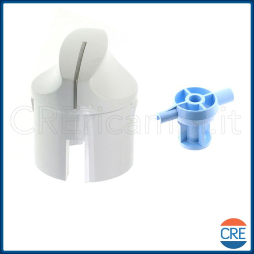Kit Manopola con Sottomanopola per Lavatrice AEG LV4060, LV4100, LV5080, Zoppas, Rosenlew