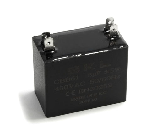 Condensatore 8uF CBB61 per Deumidificatore e Condizionatore