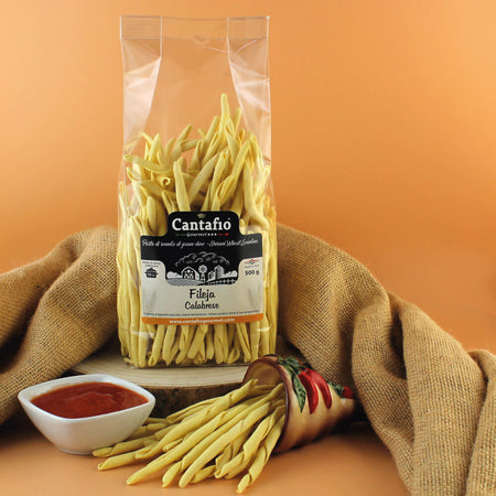 Fileja Pasta di Semola di Grano Duro Calabrese pasta artigianale essiccata a basse temperature Fileja CANTAFIO GOURMET® 500gr